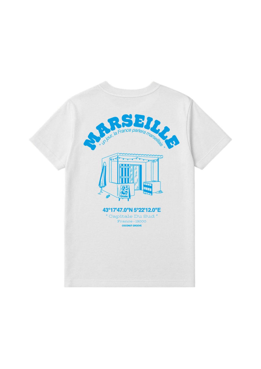 T-Shirt MARSEILLE "Bord de mer"