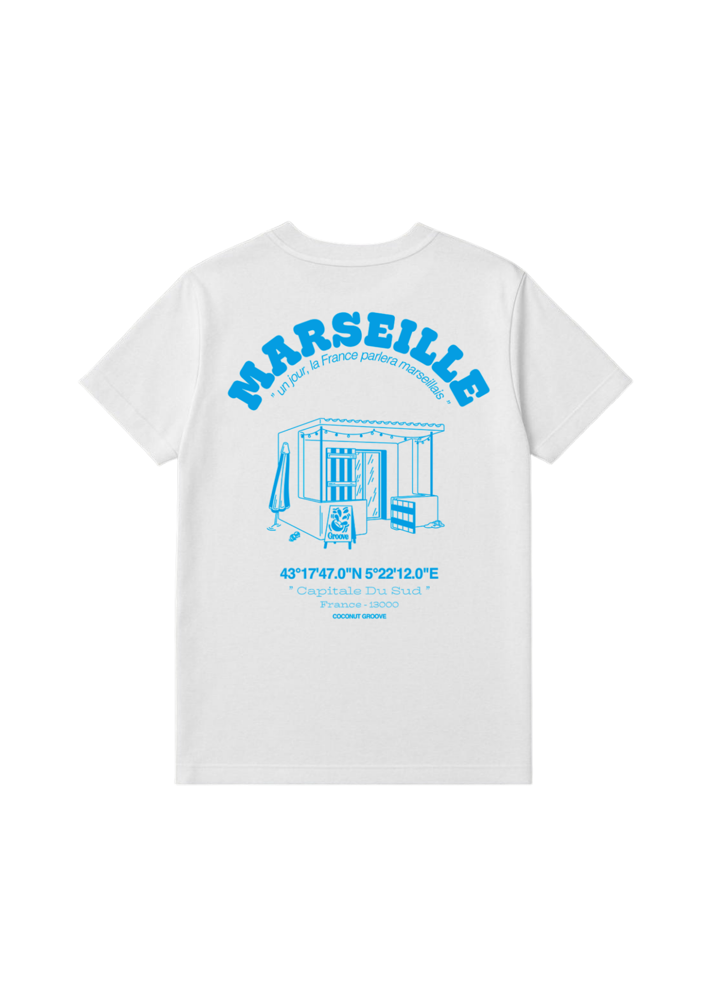 T-Shirt MARSEILLE "Bord de mer"