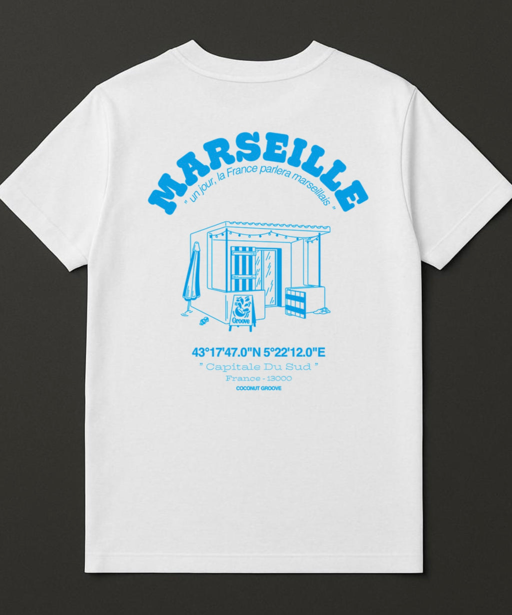 T-Shirt MARSEILLE "Bord de mer"