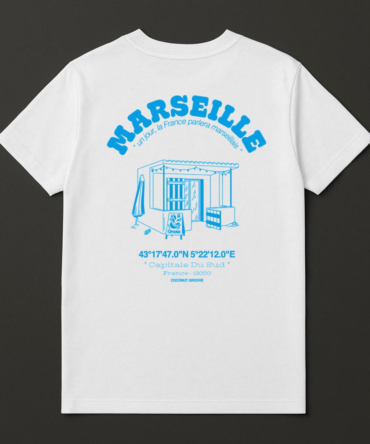 T-Shirt MARSEILLE "Bord de mer"